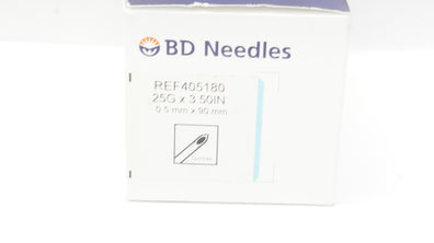 BD 405180 Spinal Ndle Quicke Type Point 25G x 3-1/2inch (x) - Box of 15